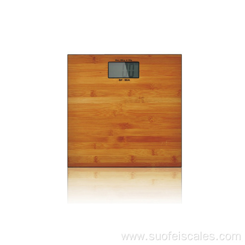 sf180A bamboo digital body bathroom wooden weight scale